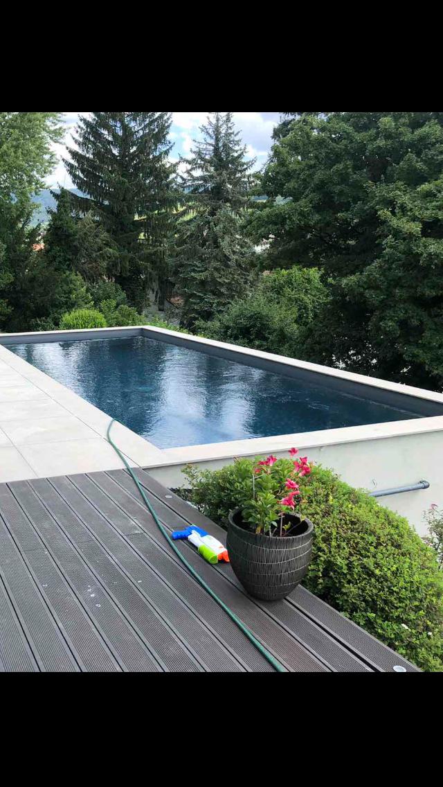 Pool Draufsicht