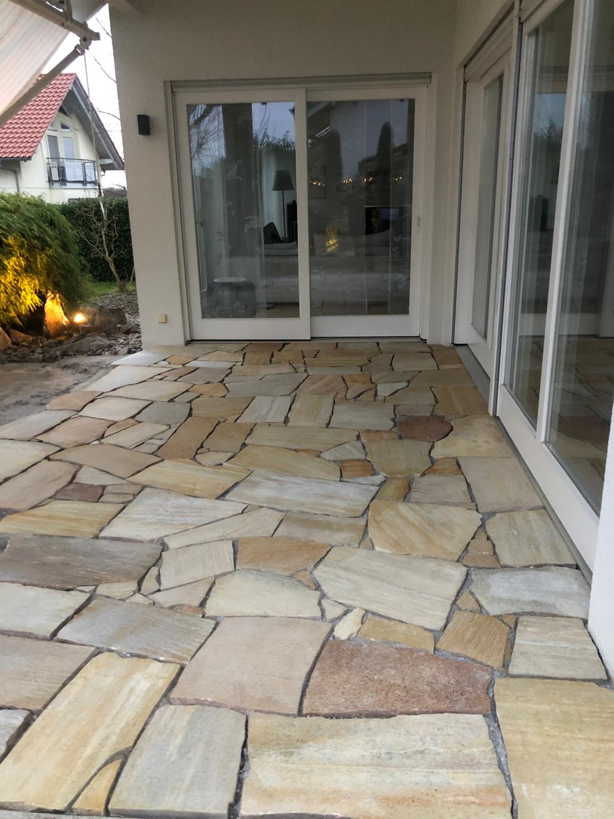 Sandstein Terrasse Natursteinplatten