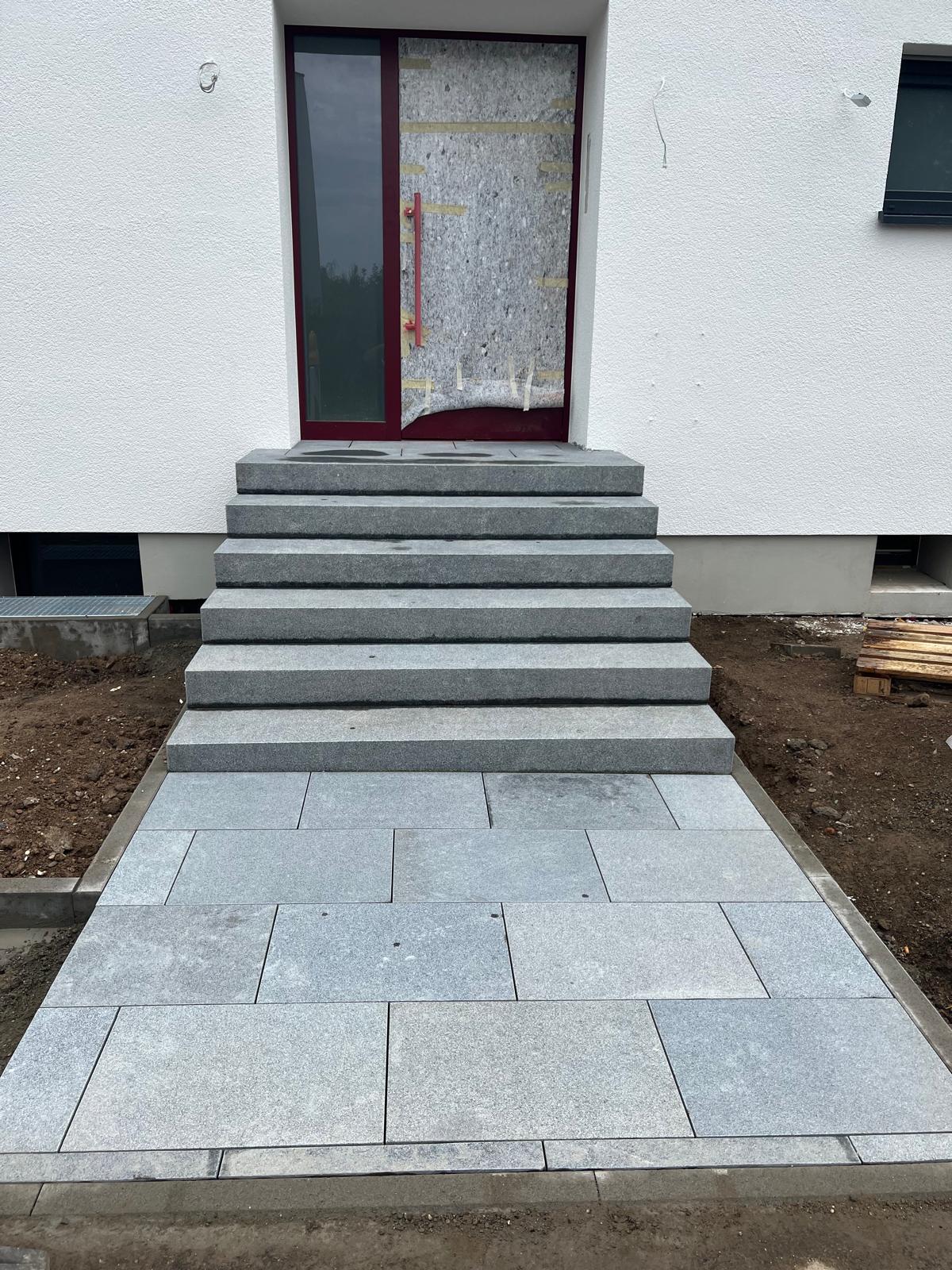 Granit Eingangstreppe